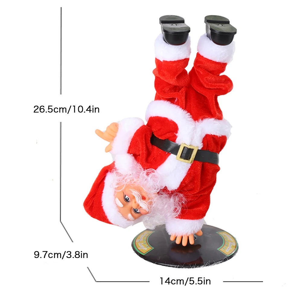 Breakdancing Santa