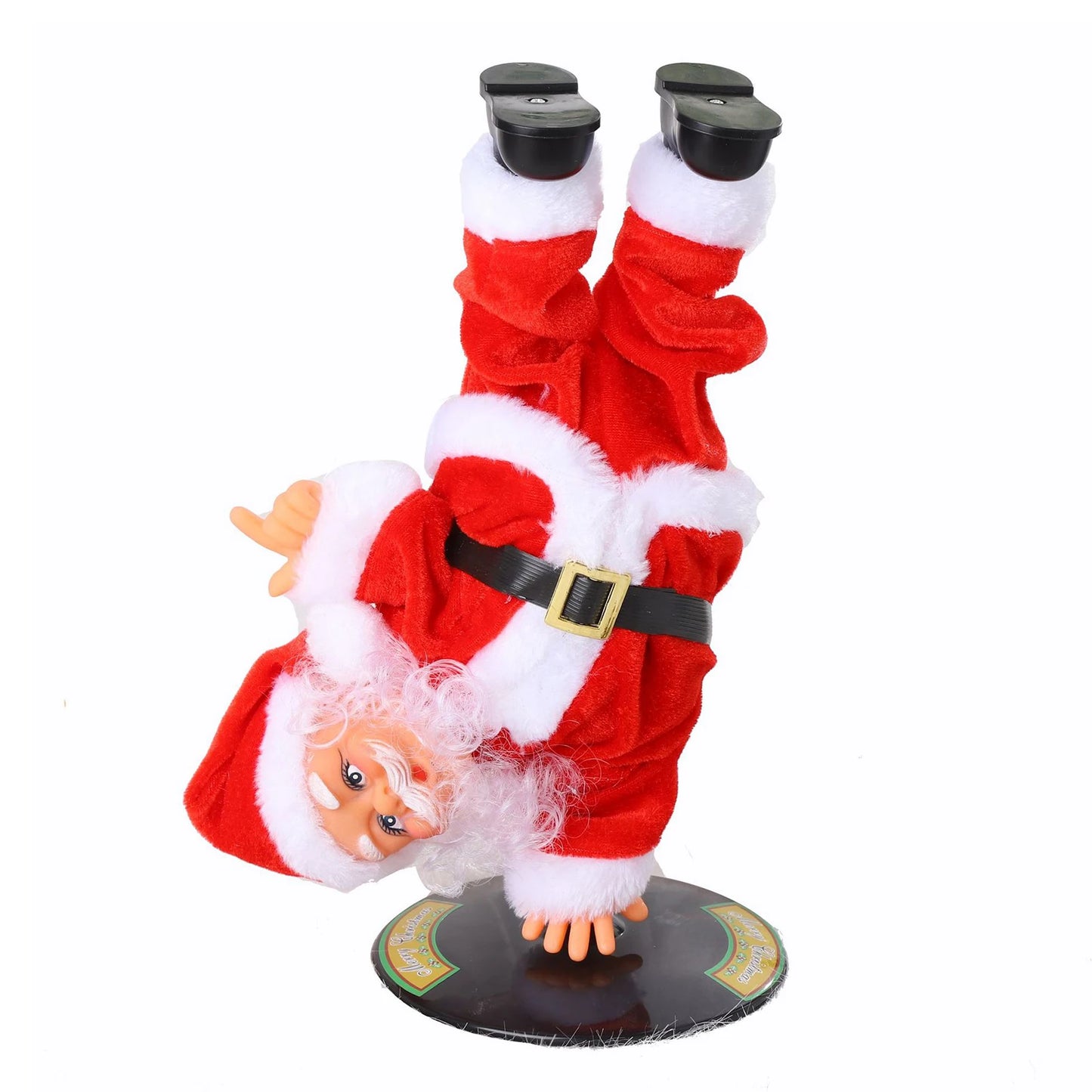 Breakdancing Santa