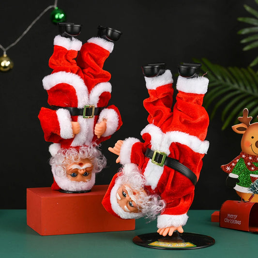 Breakdancing Santa