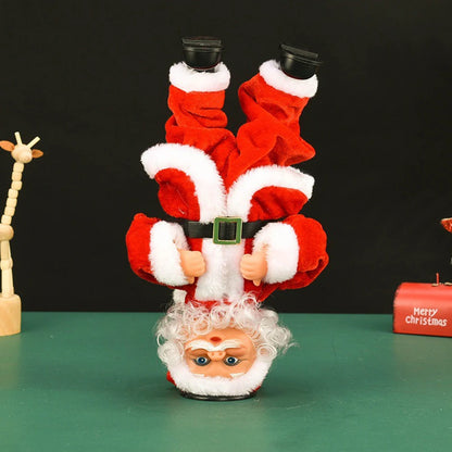 Breakdancing Santa