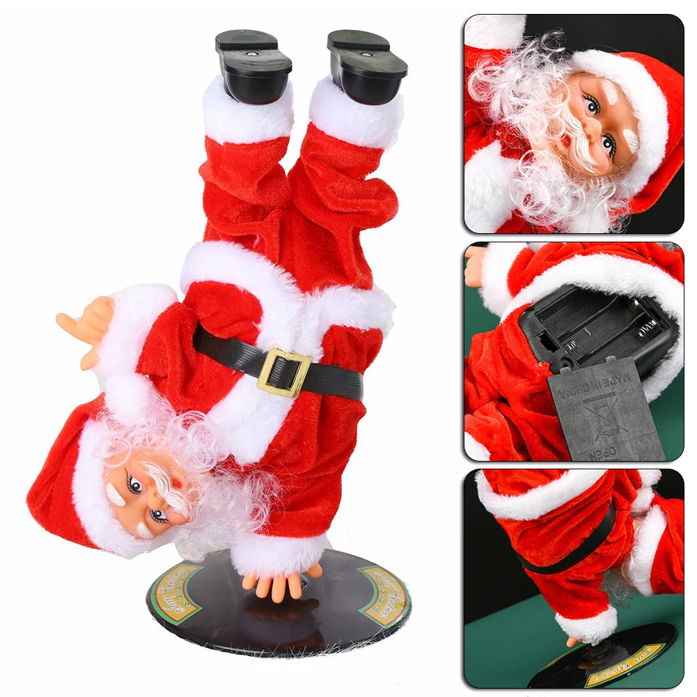 Breakdancing Santa