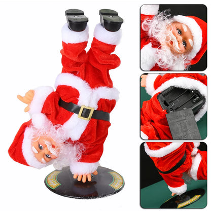 Breakdancing Santa